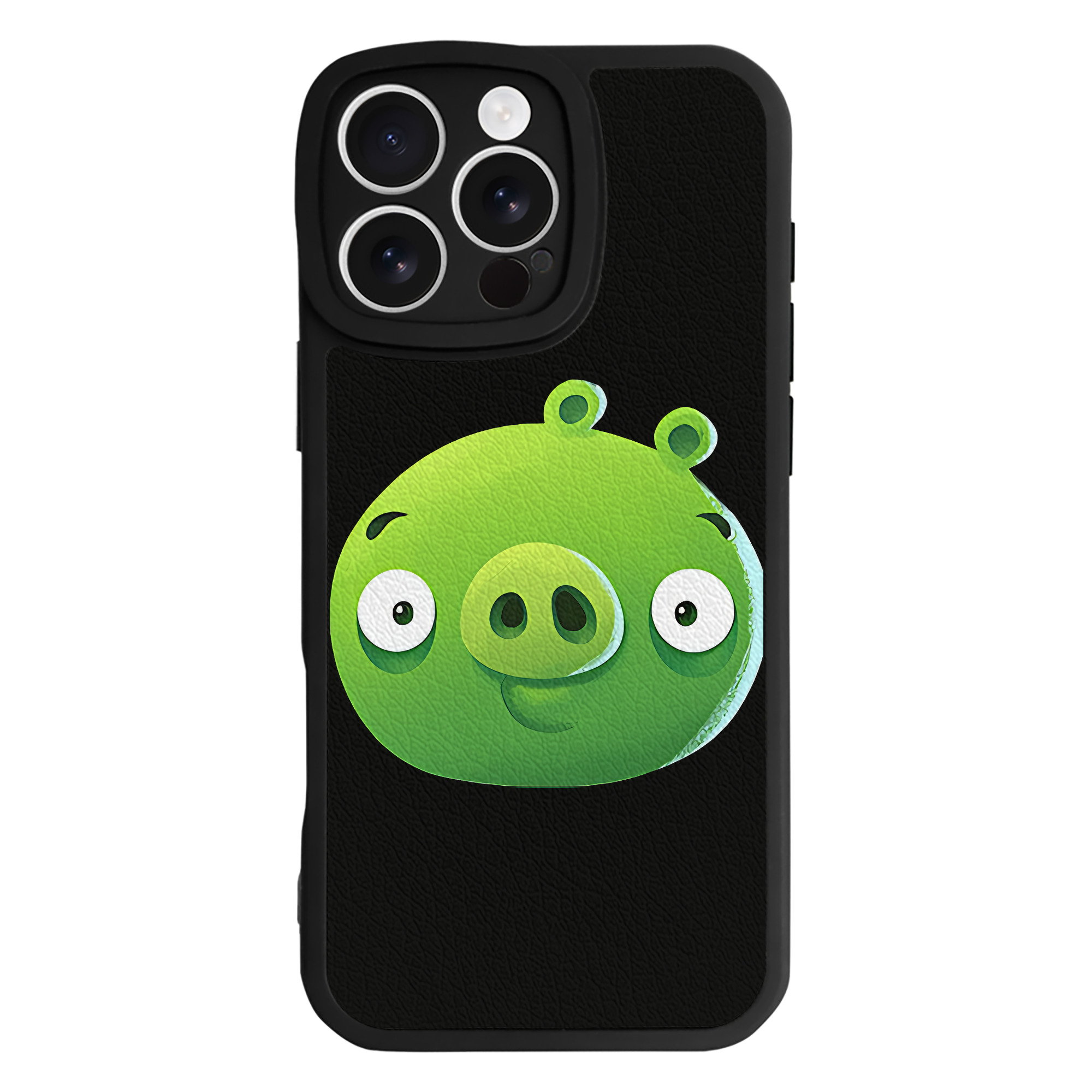 （画像用） Angry Birds アングリーバード 【iPhone 16シリーズ対応】シリコンスマホケース（レザー調） 材質：シリコン